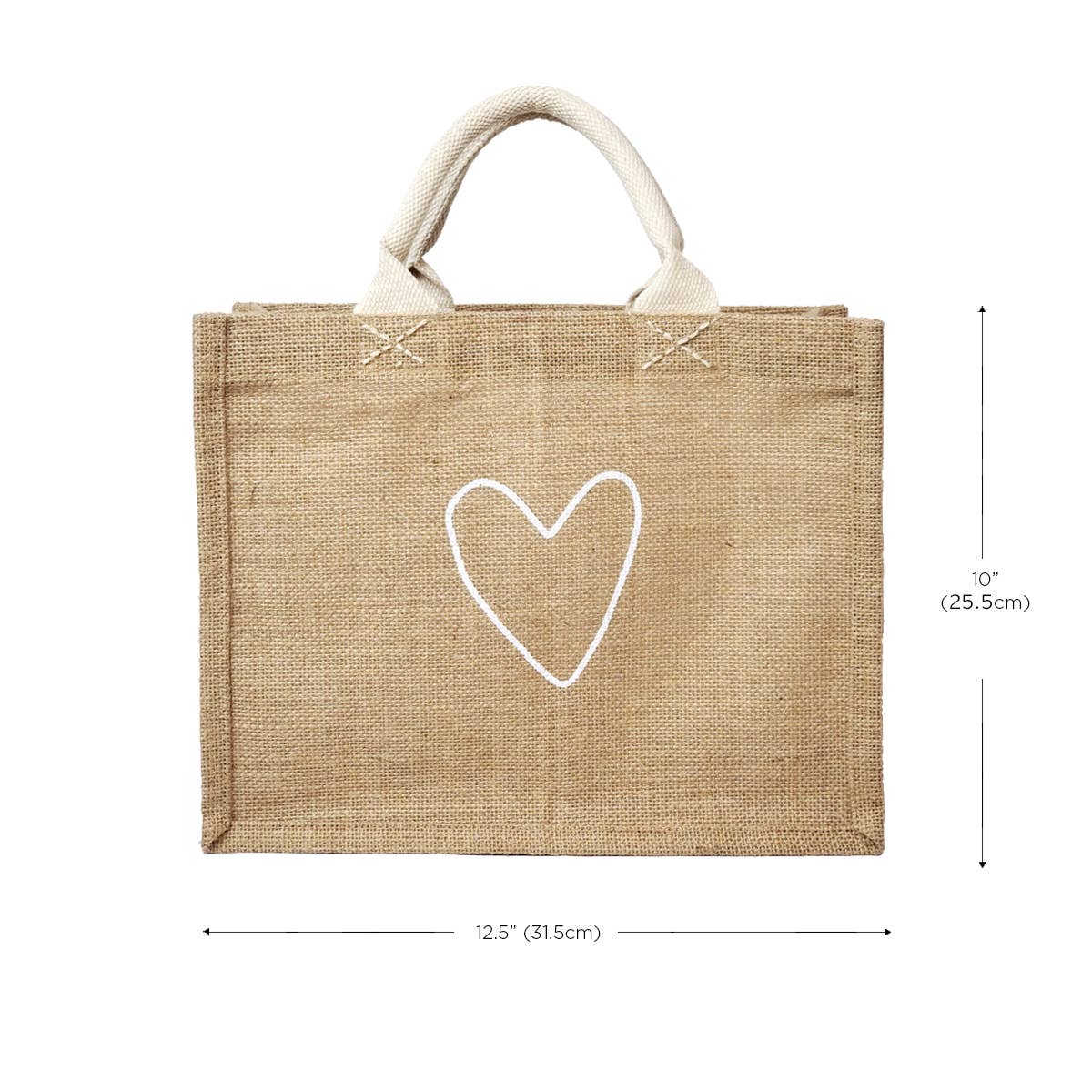 Handmade Burlap Jute Tote