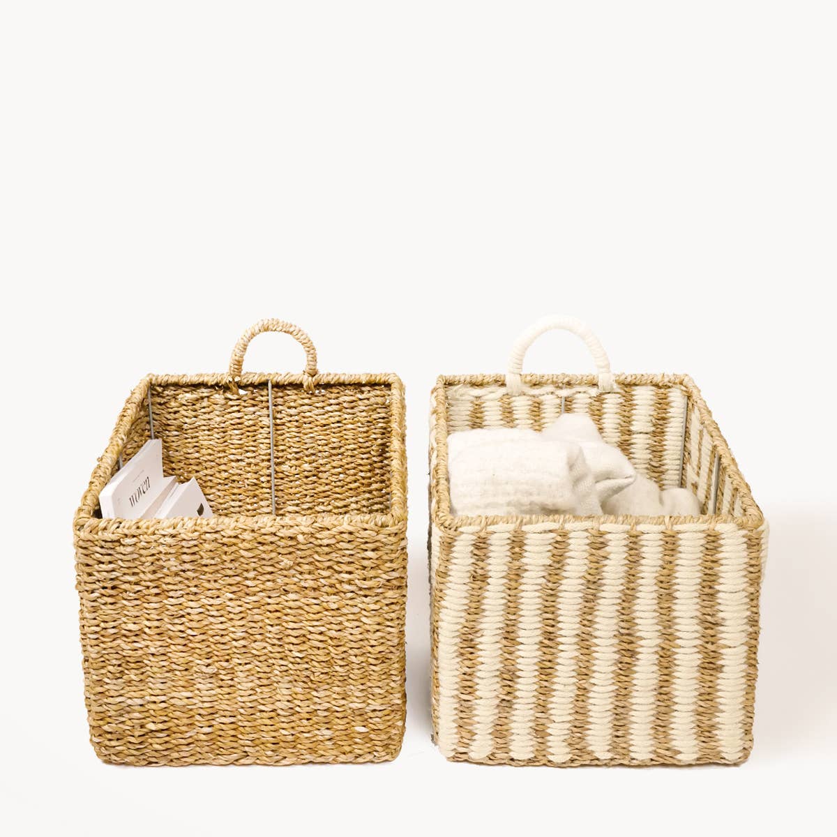 Ula Square Wicker Storage Basket