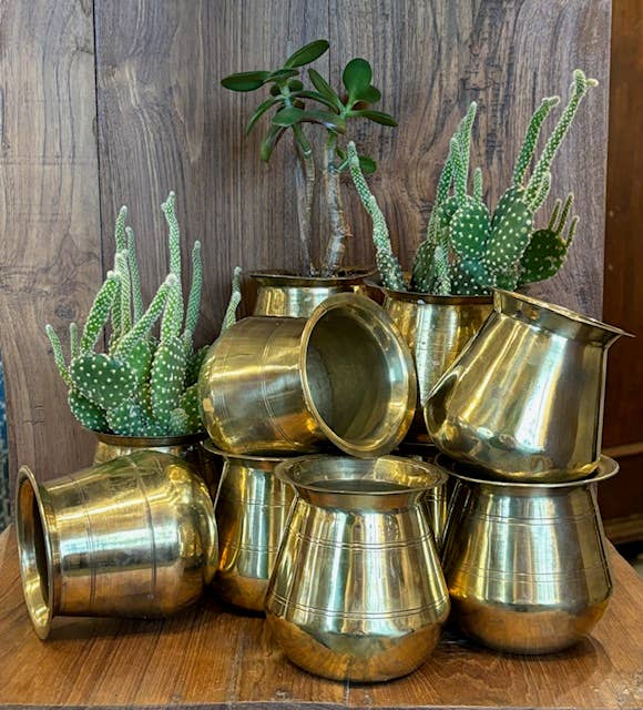 Small Brass Pot