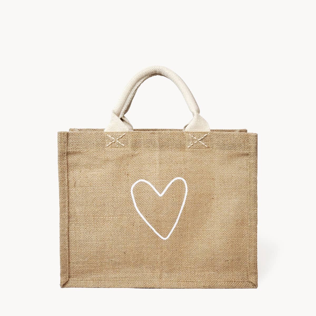 Handmade Burlap Jute Tote