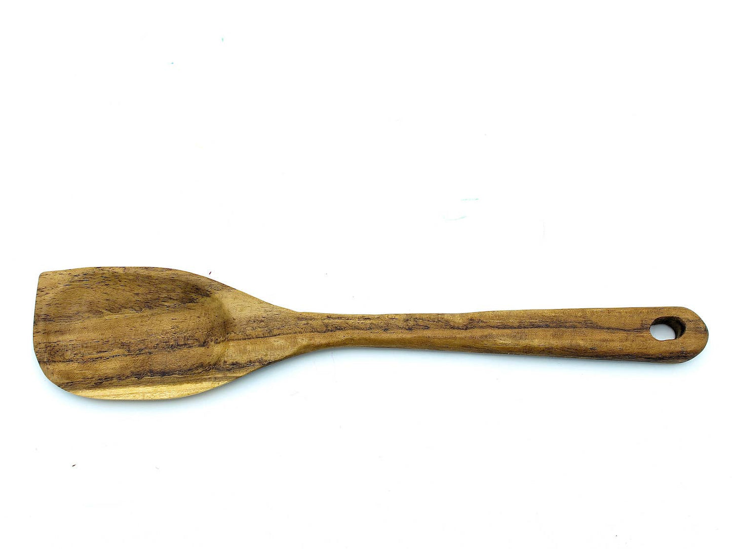 Rustic Handle Wooden Corner Spoon