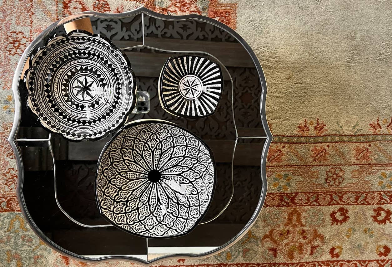 Moroccan Safi Ceramic Nesting Bowls