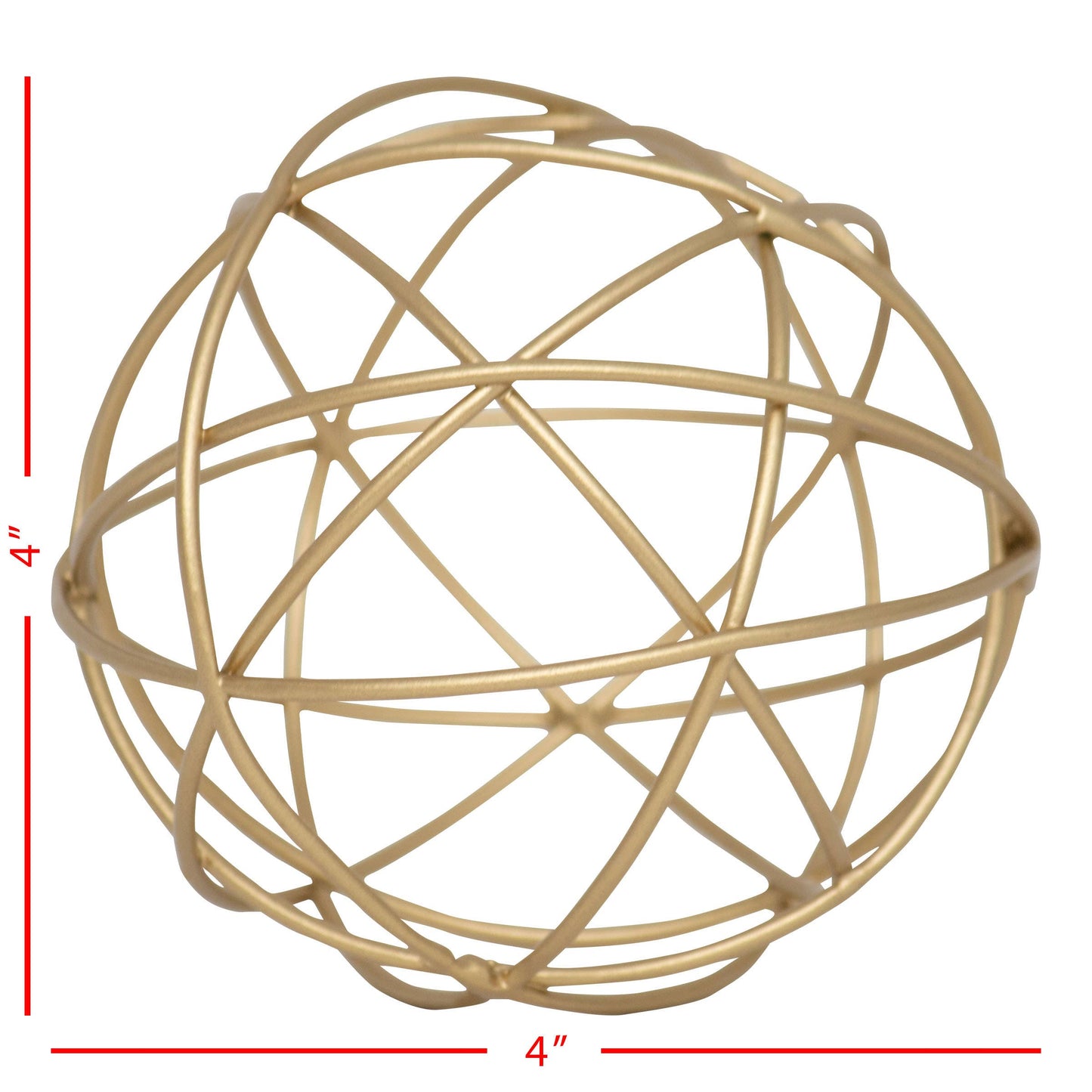 Brass Orb Decorative Accent