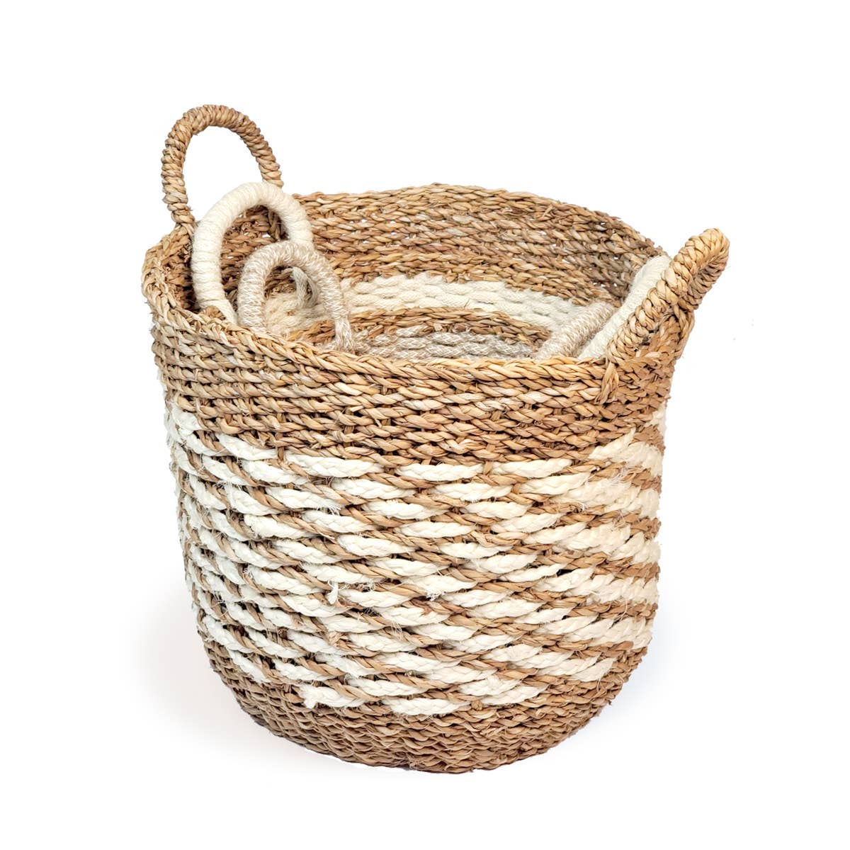 Ula Mesh Handwoven Storage Basket