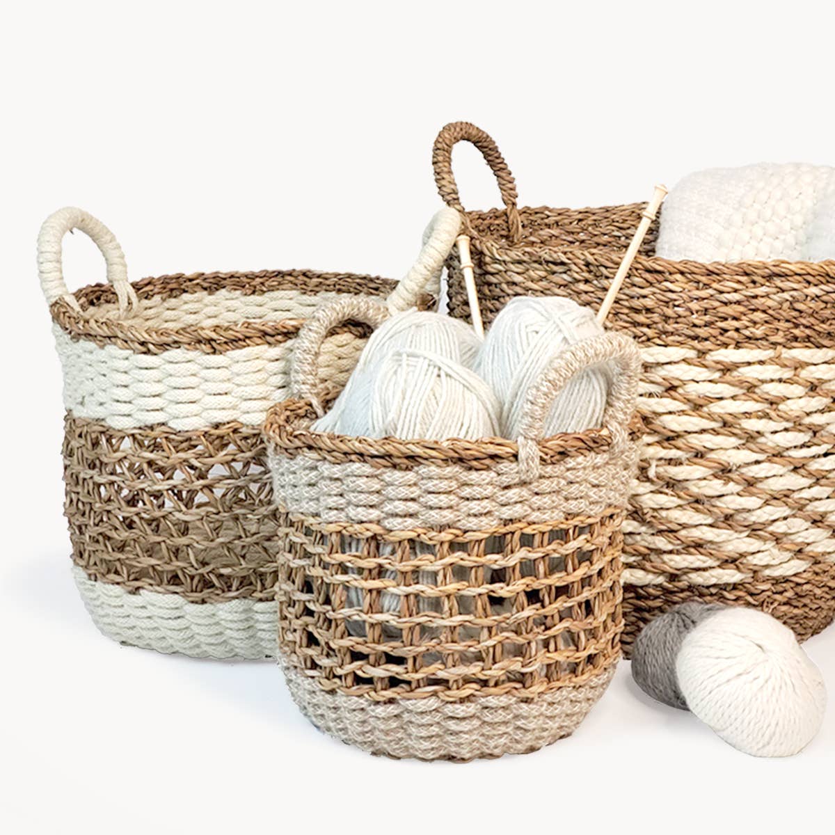 Ula Mesh Handwoven Storage Basket