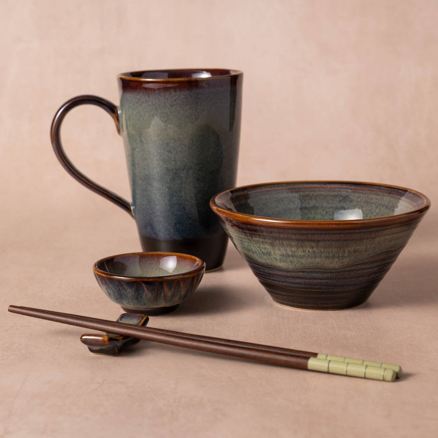 Chopsticks & Dipping Bowl Set