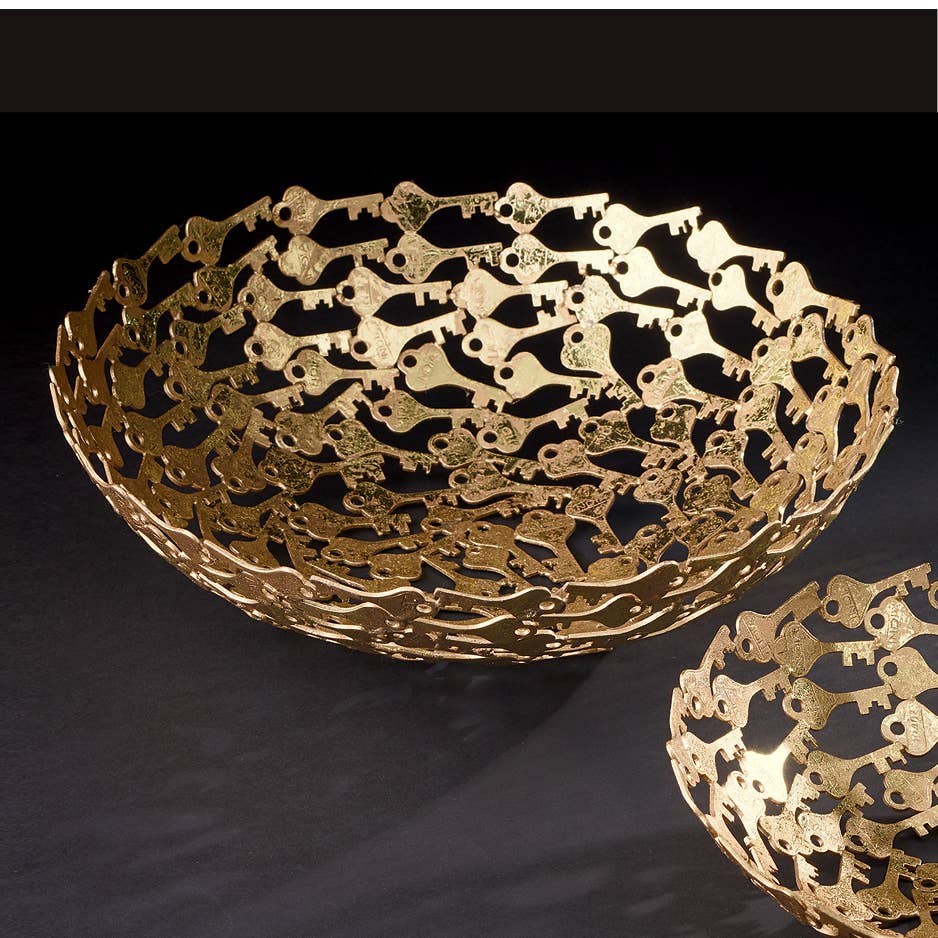 Gold Keys Basket