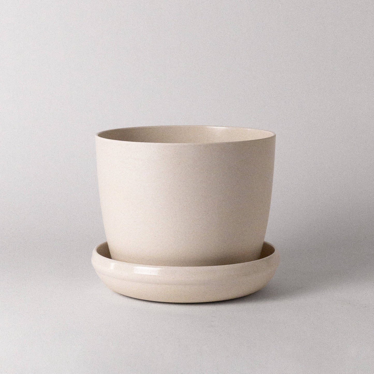 Bamboo Fiber Pot & Saucer