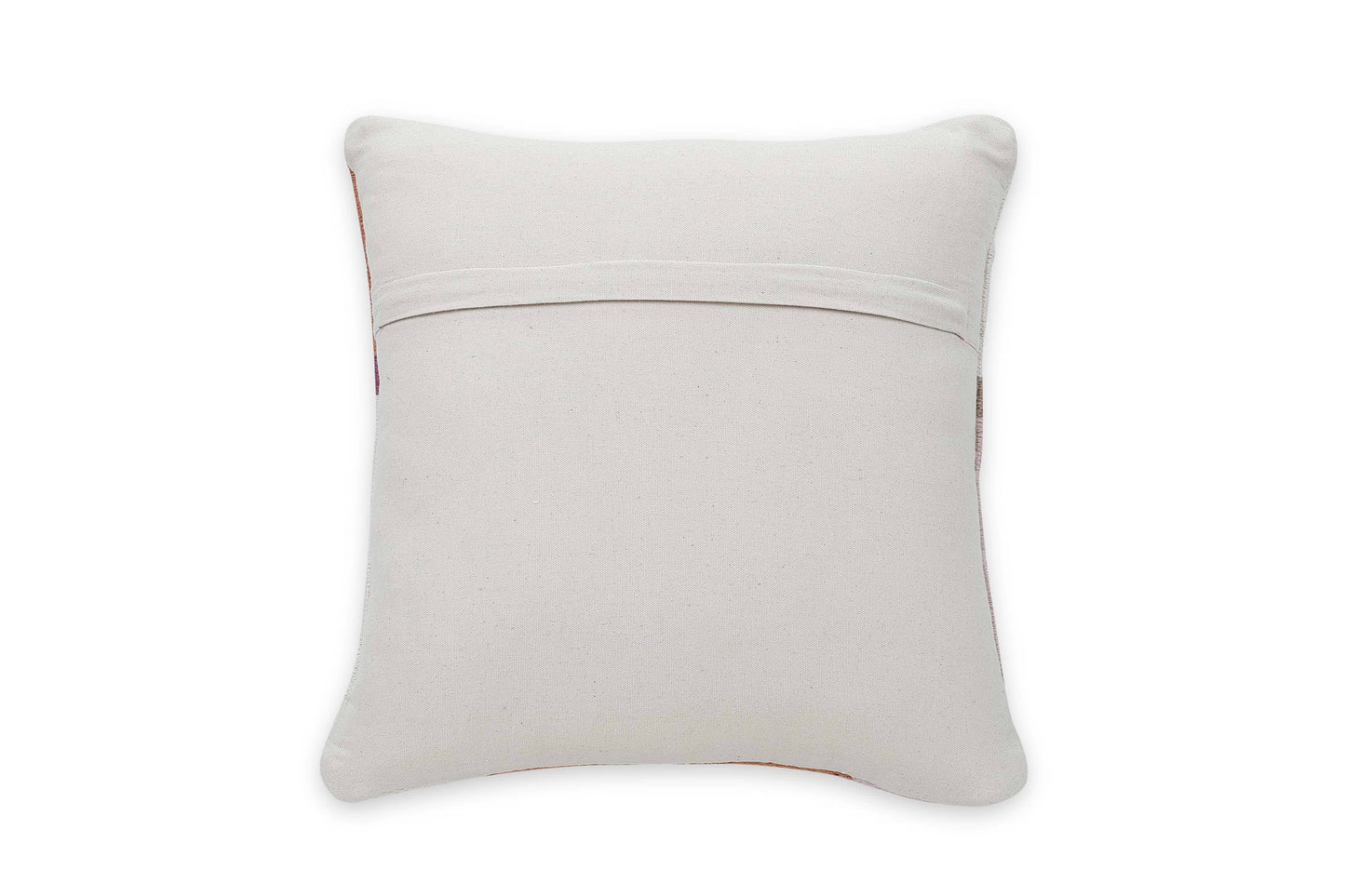 Geometric White & Brown Throw Pillow