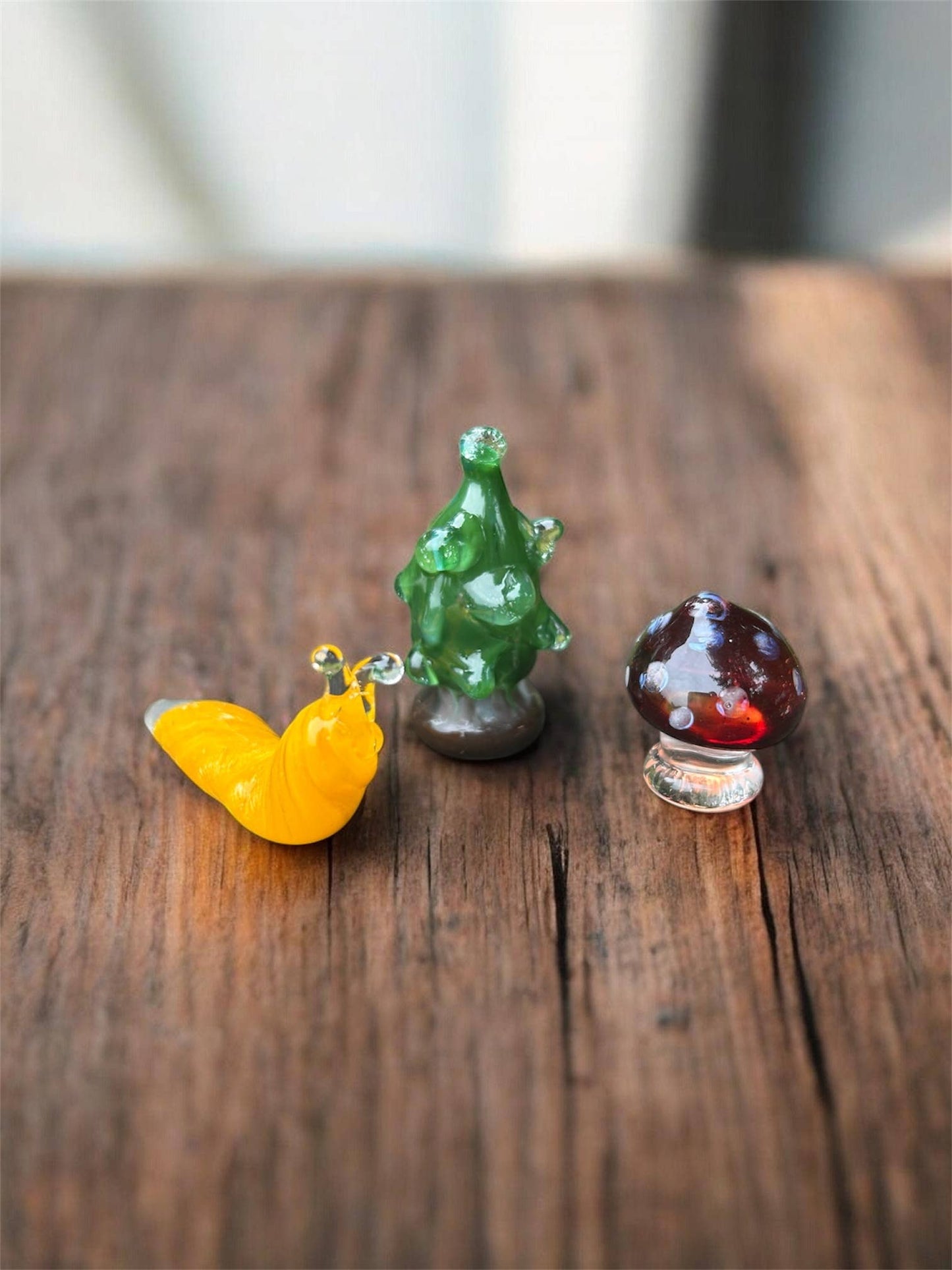 Glass Sculpted Baby Mushroom