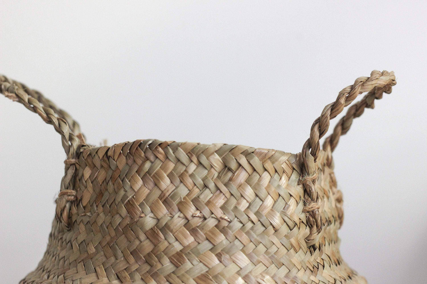 Woven Seagrass Belly Basket