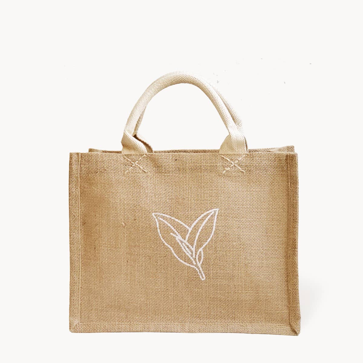 Handmade Burlap Jute Tote