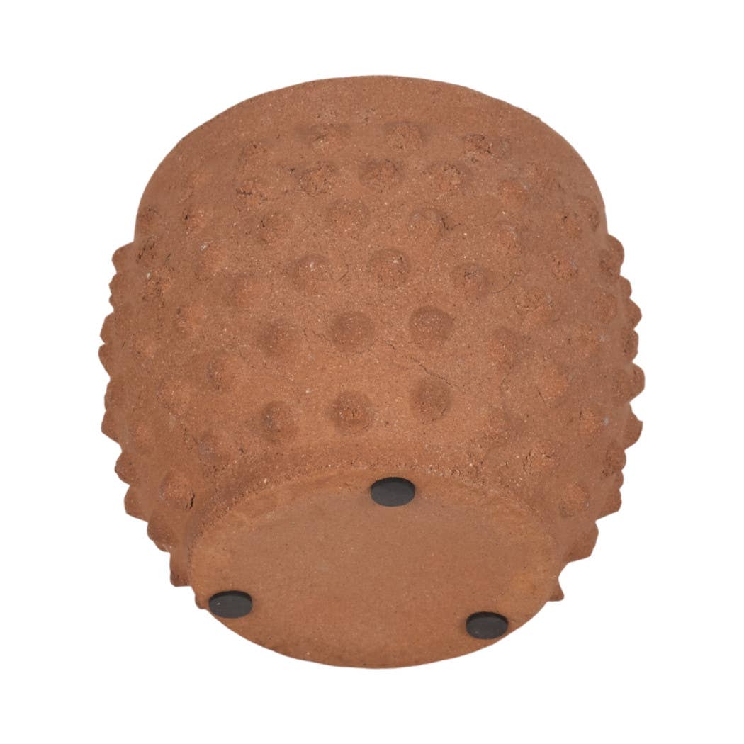 Terracotta Bubble Textured 6" Pot