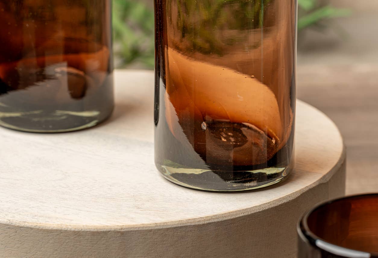 Handblown Mexican High Glasses
