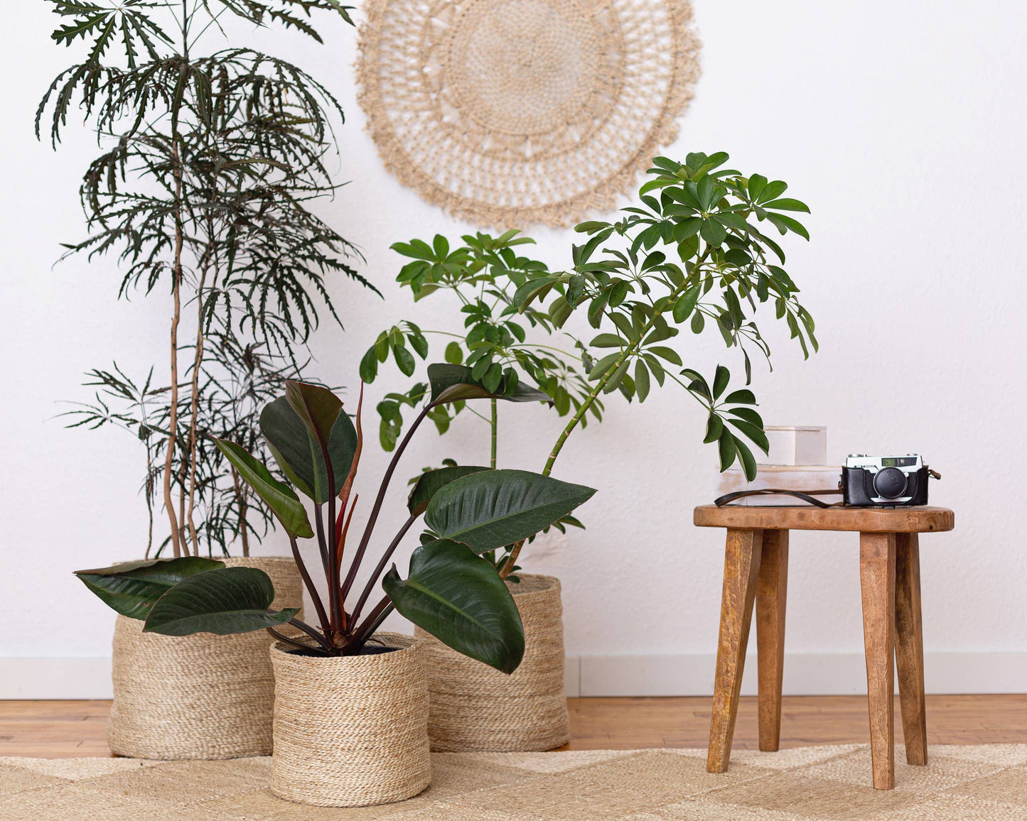 Tall Jute Basket
