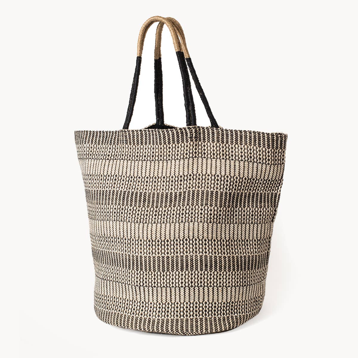 Handwoven Jute-Cotton Shoulder Tote