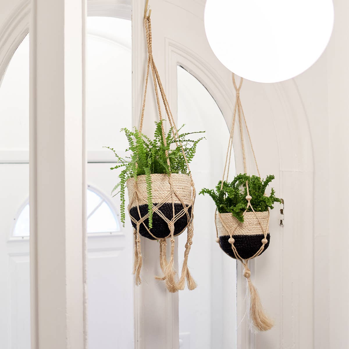 Handwoven Macrame Jute Plant Hanger