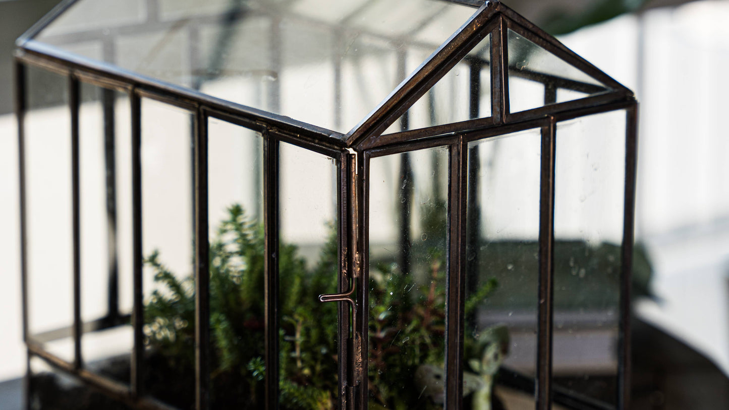 Bronze Greenhouse Terrarium