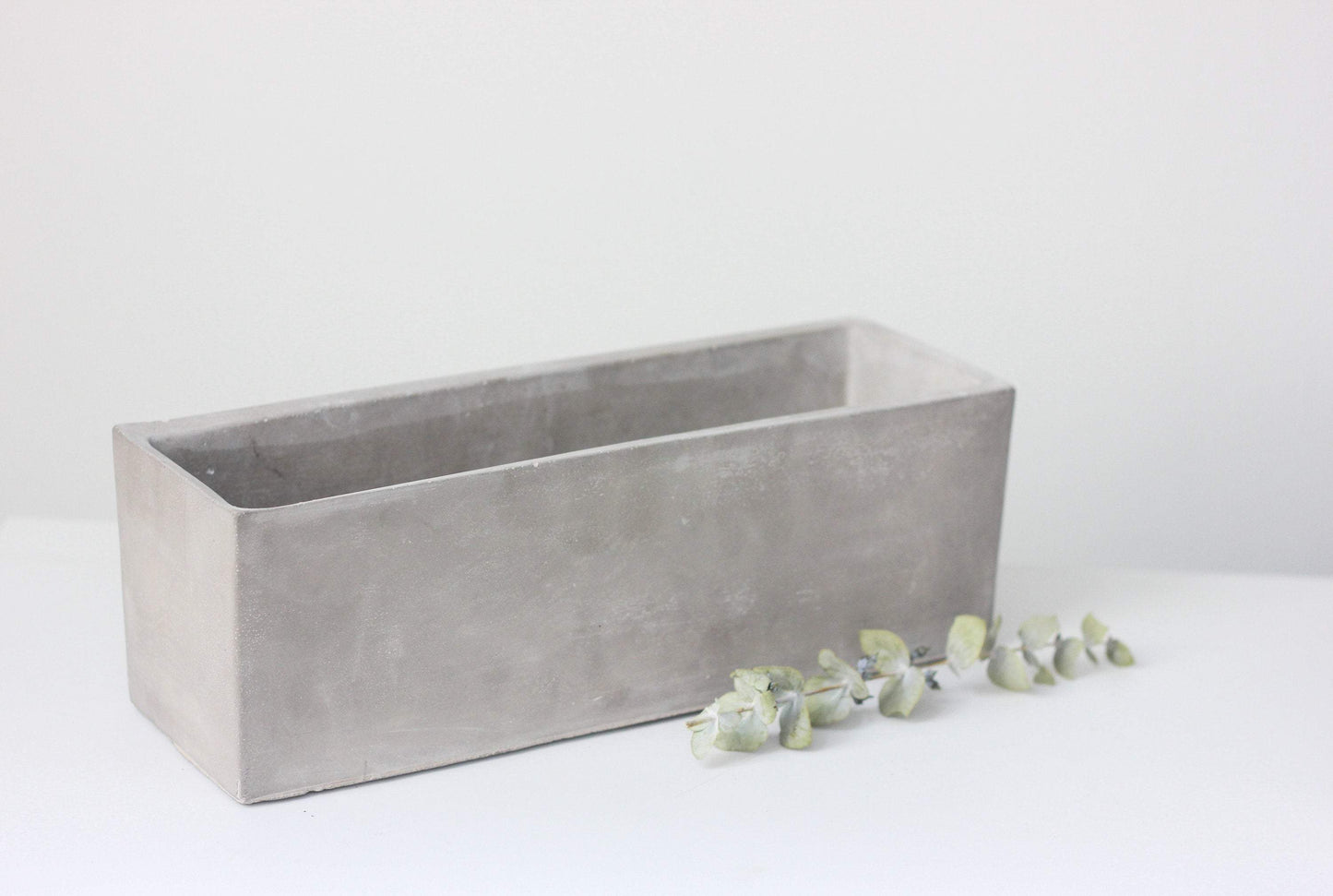 Concrete Rectangular Planter Box