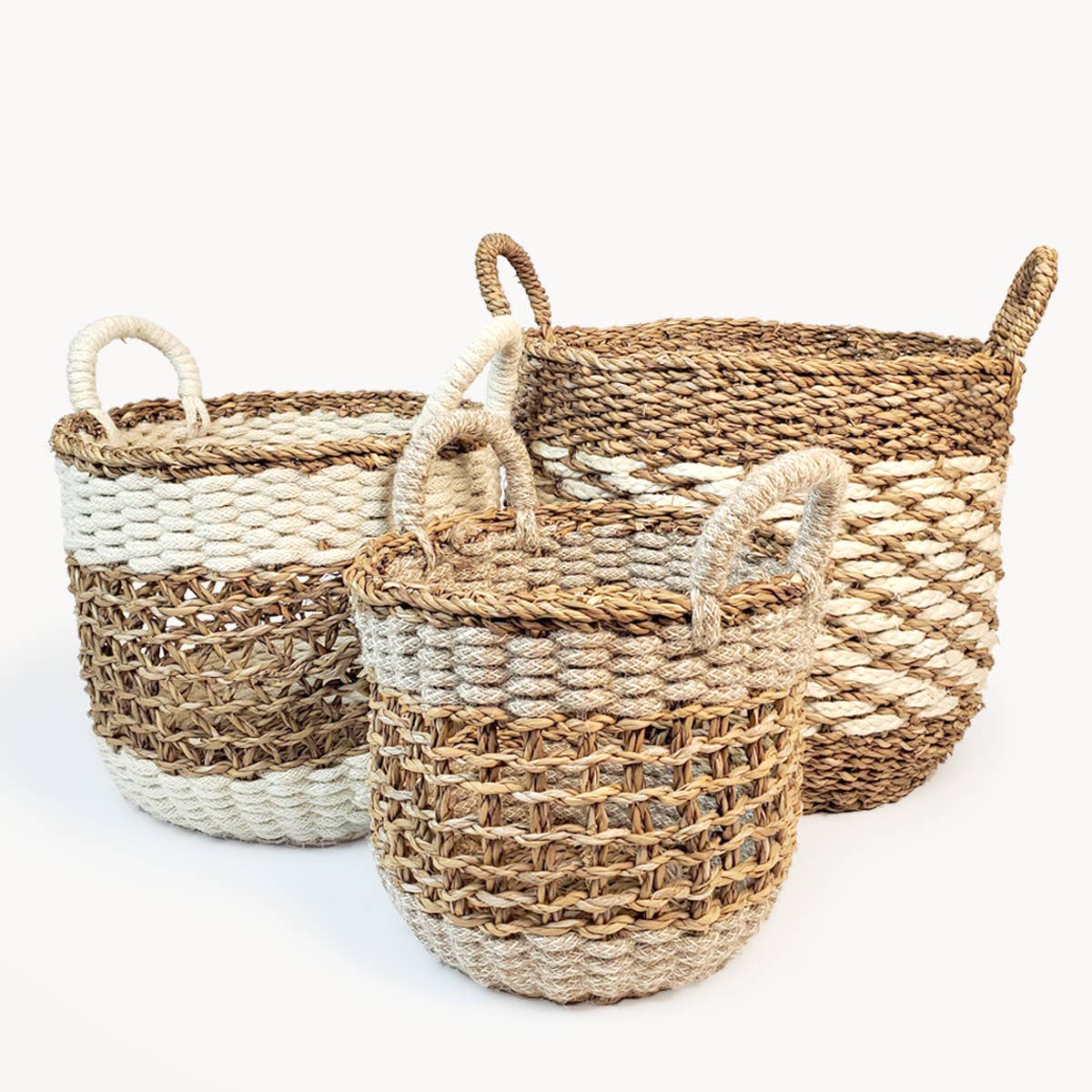 Ula Mesh Handwoven Storage Basket