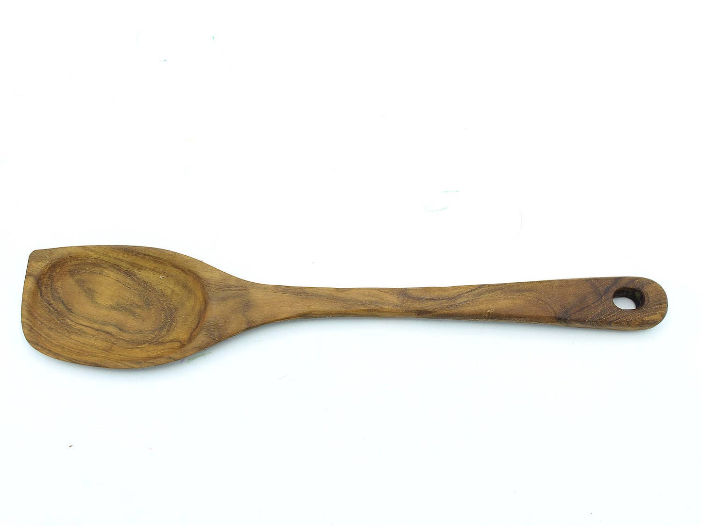Rustic Handle Wooden Corner Spoon