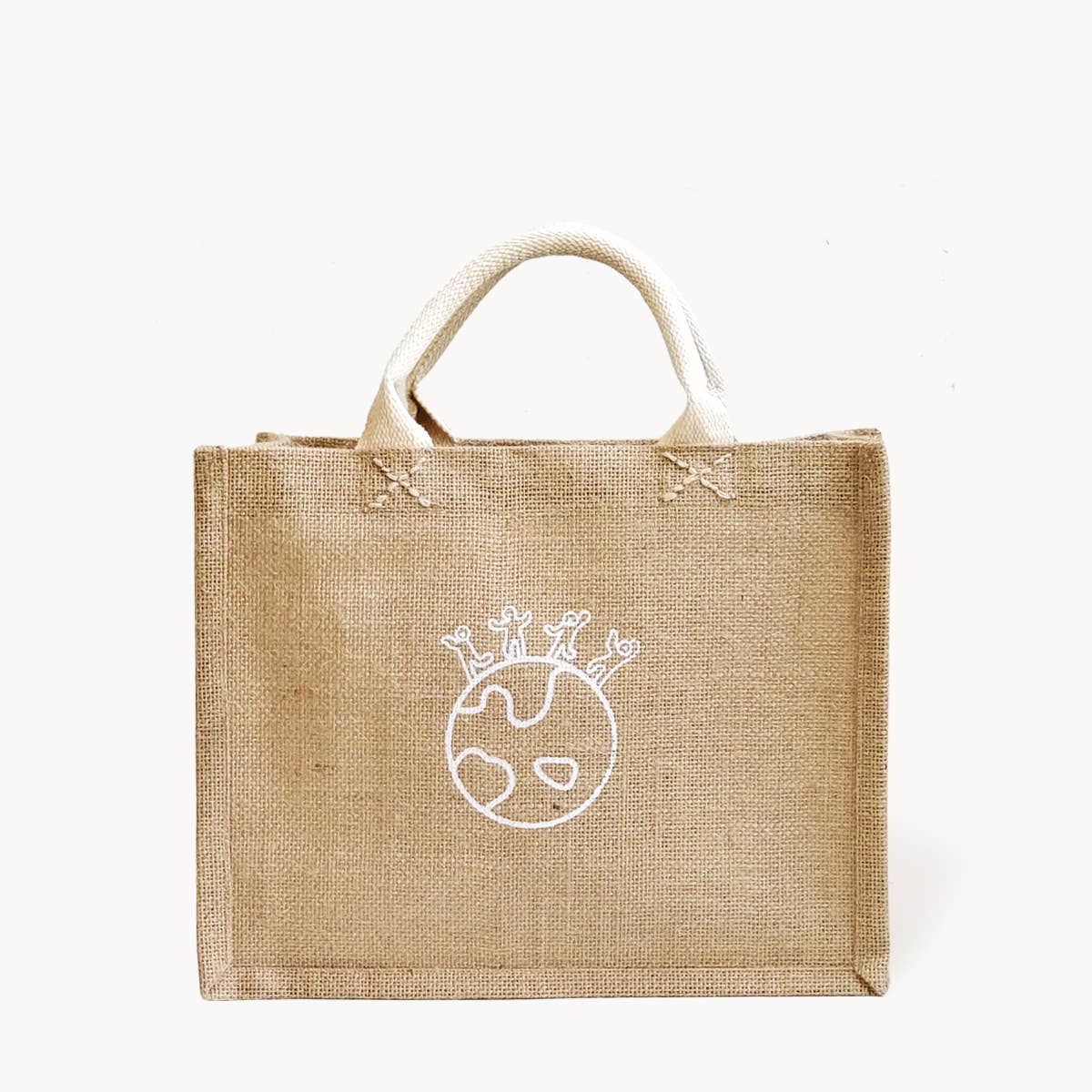 Handmade Burlap Jute Tote