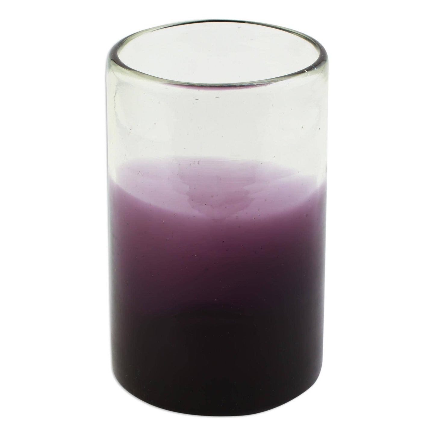 Handmade Plum Haze Glass Tumblers