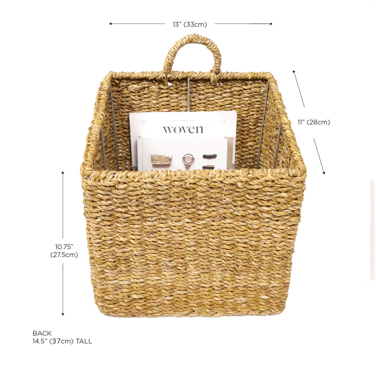 Ula Square Wicker Storage Basket