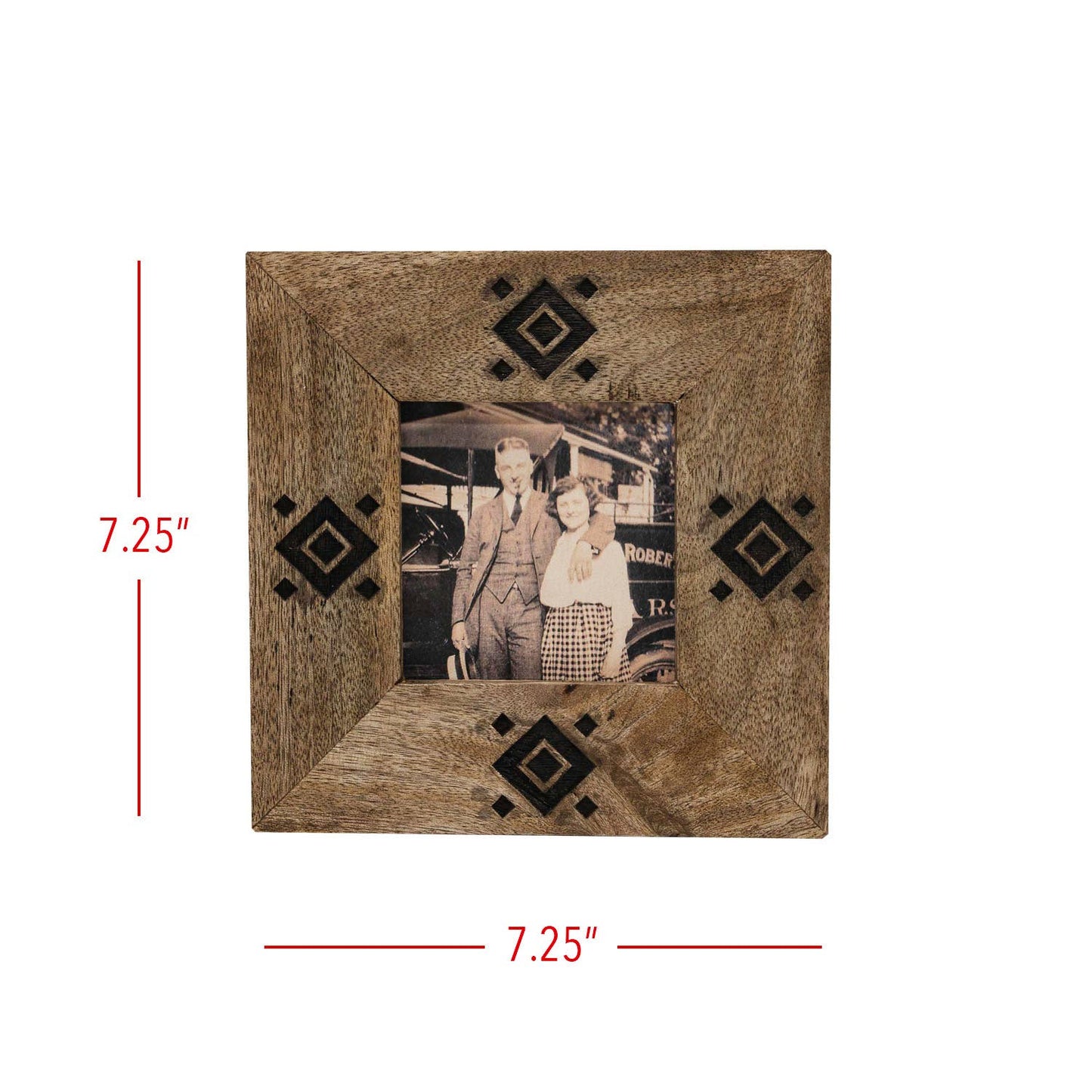 Hand Carved Zora Wood Frame