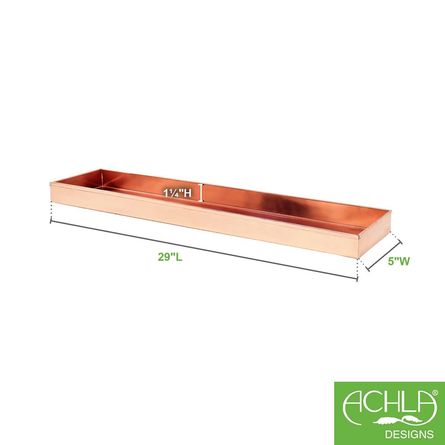 Copper Windowsill Tray
