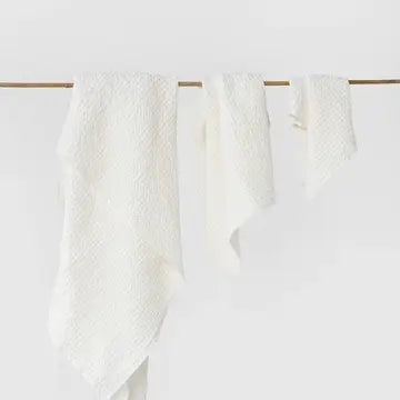 Linen Waffle Towel Set