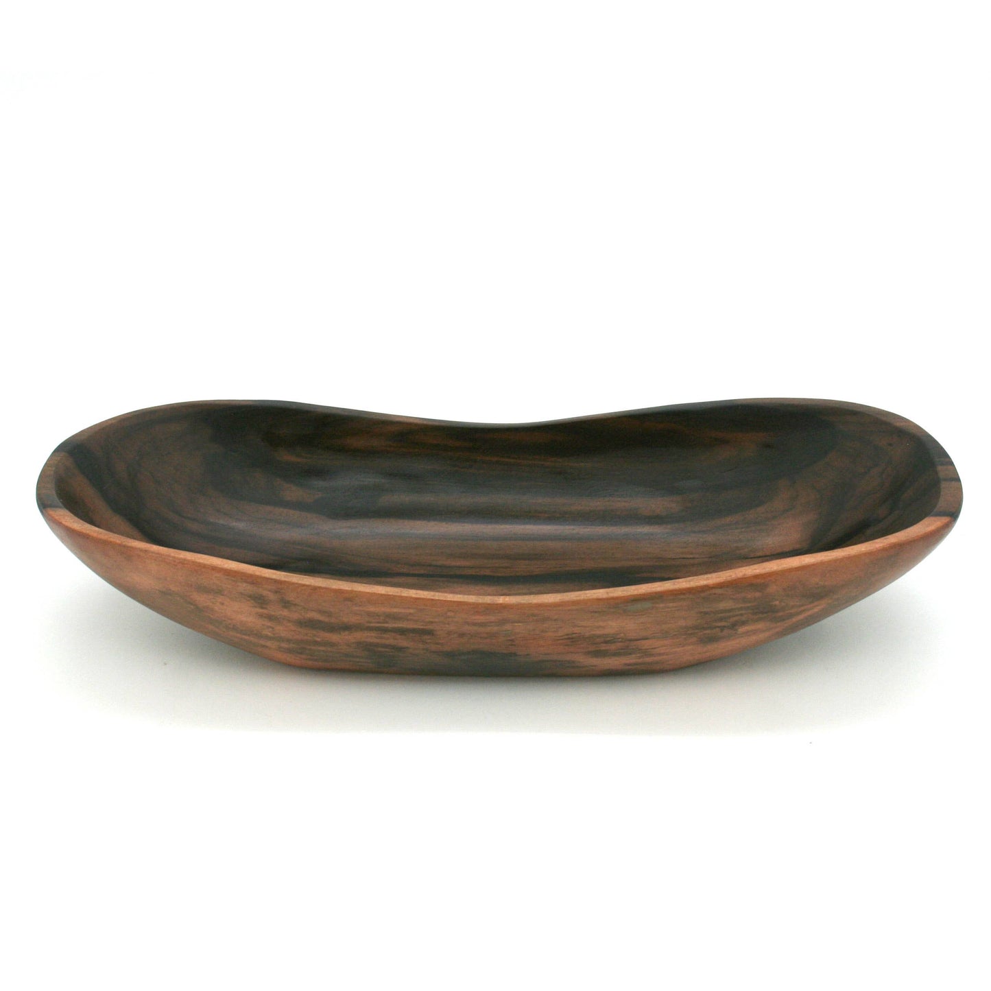 Iron Wood Oval Bowl