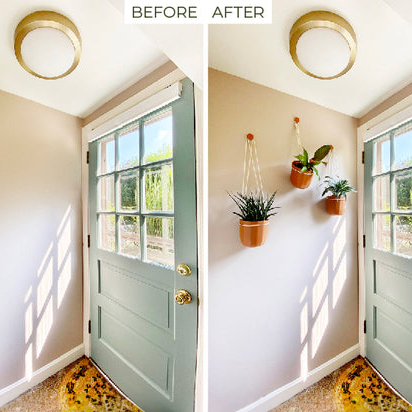 Loop Hanging Planter in Gravel