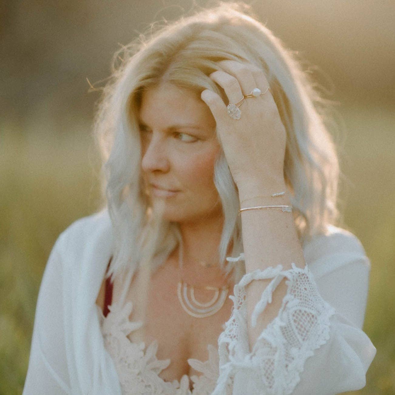 Reflection Rainbow  18" Necklace