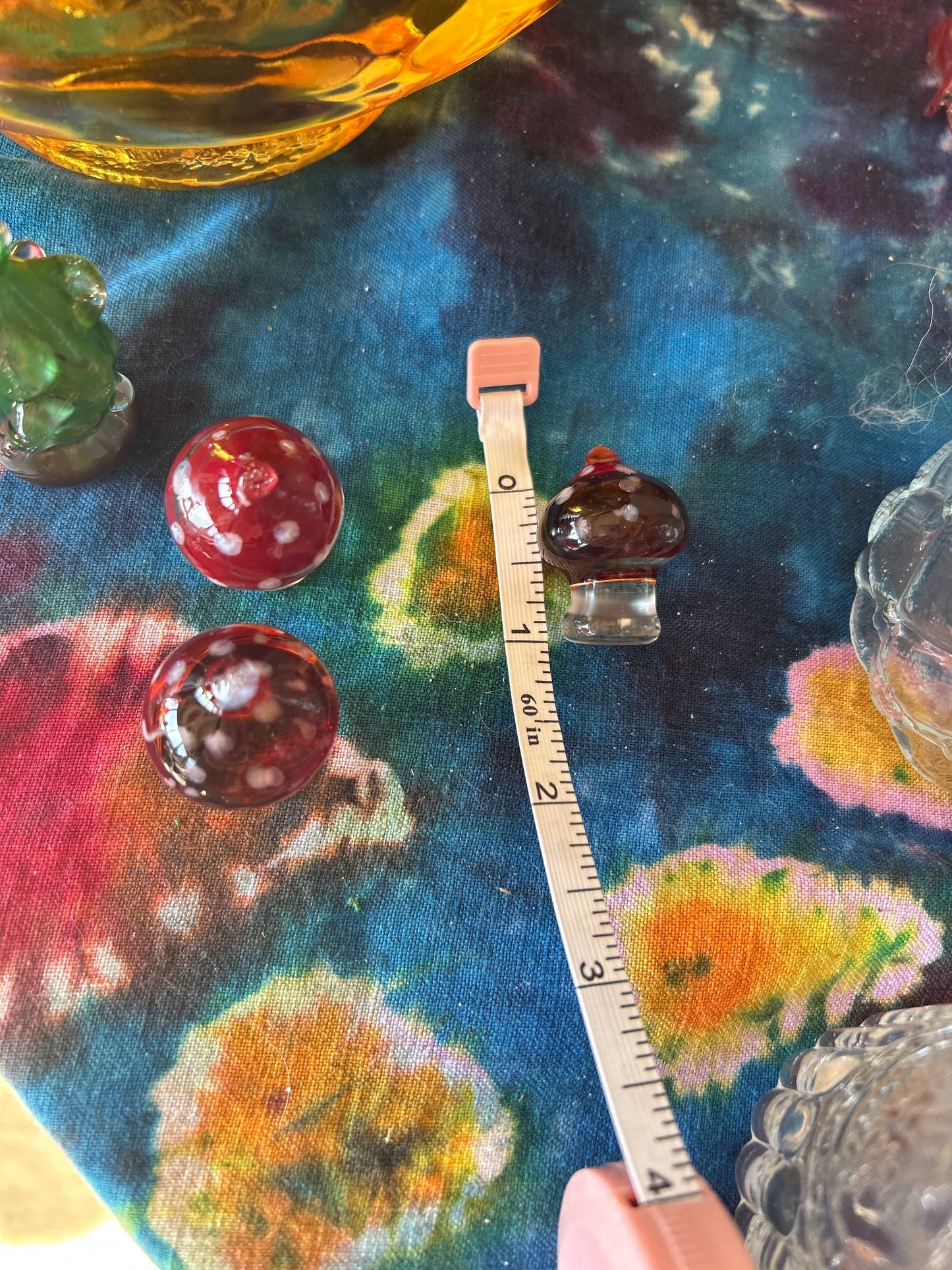Glass Sculpted Baby Mushroom