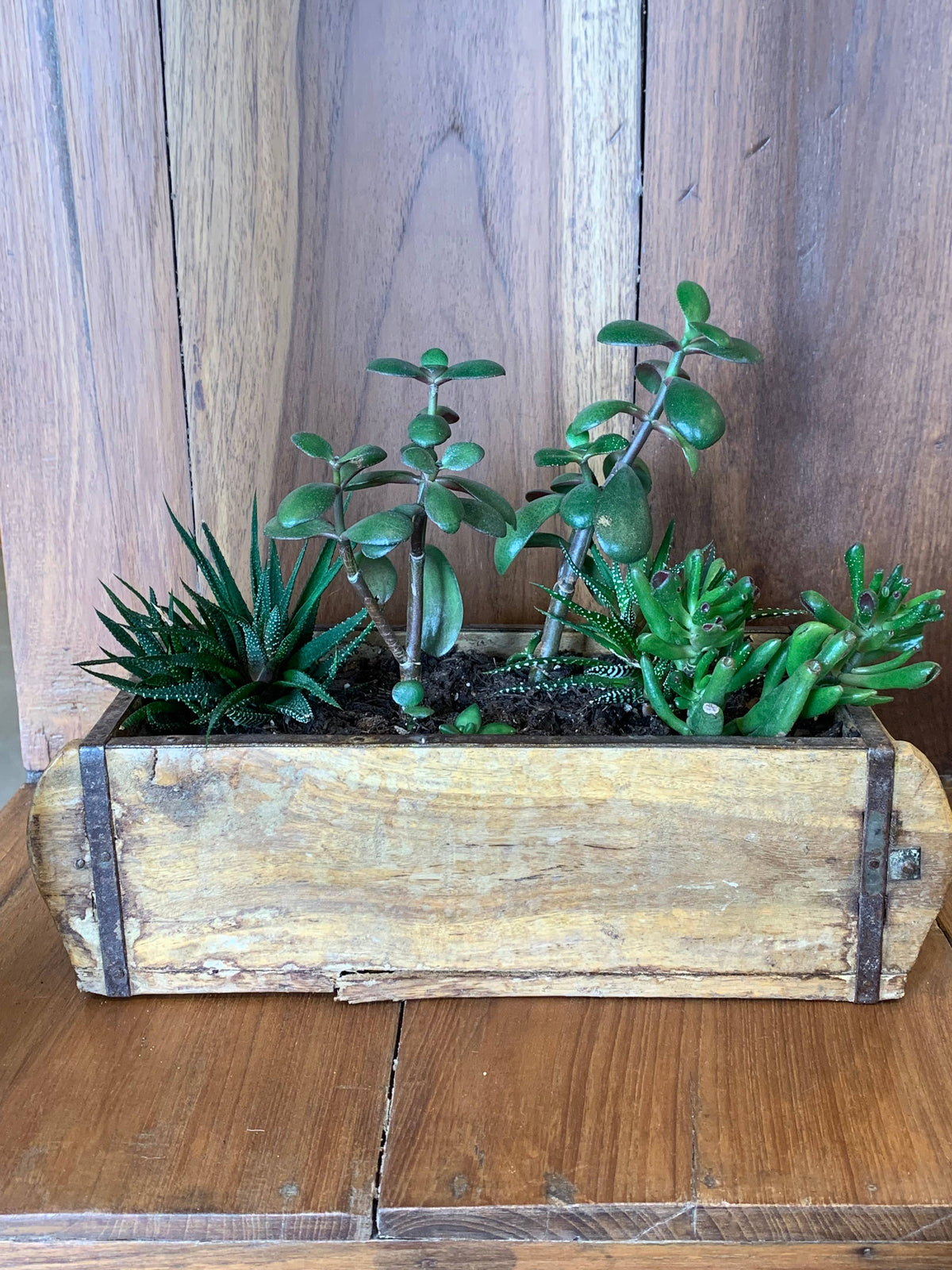 Teak Brick Mold Planter
