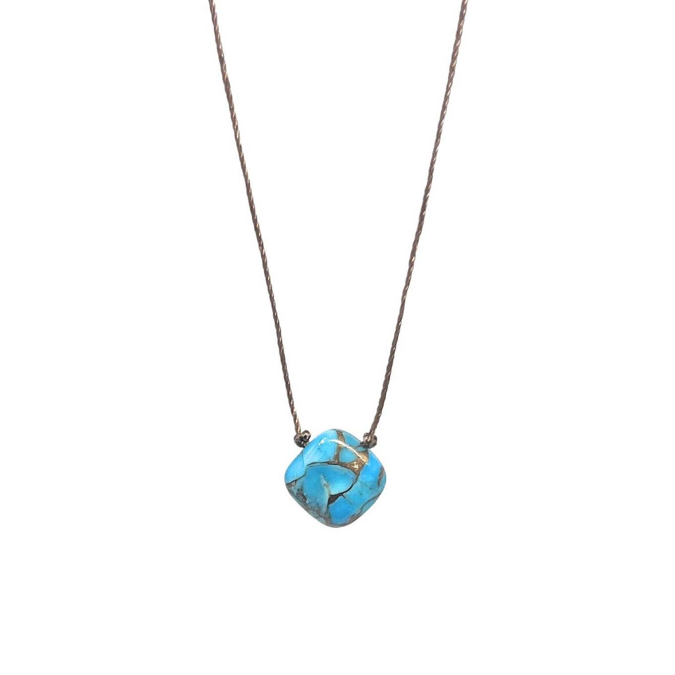Copper Turquoise 16" Necklace