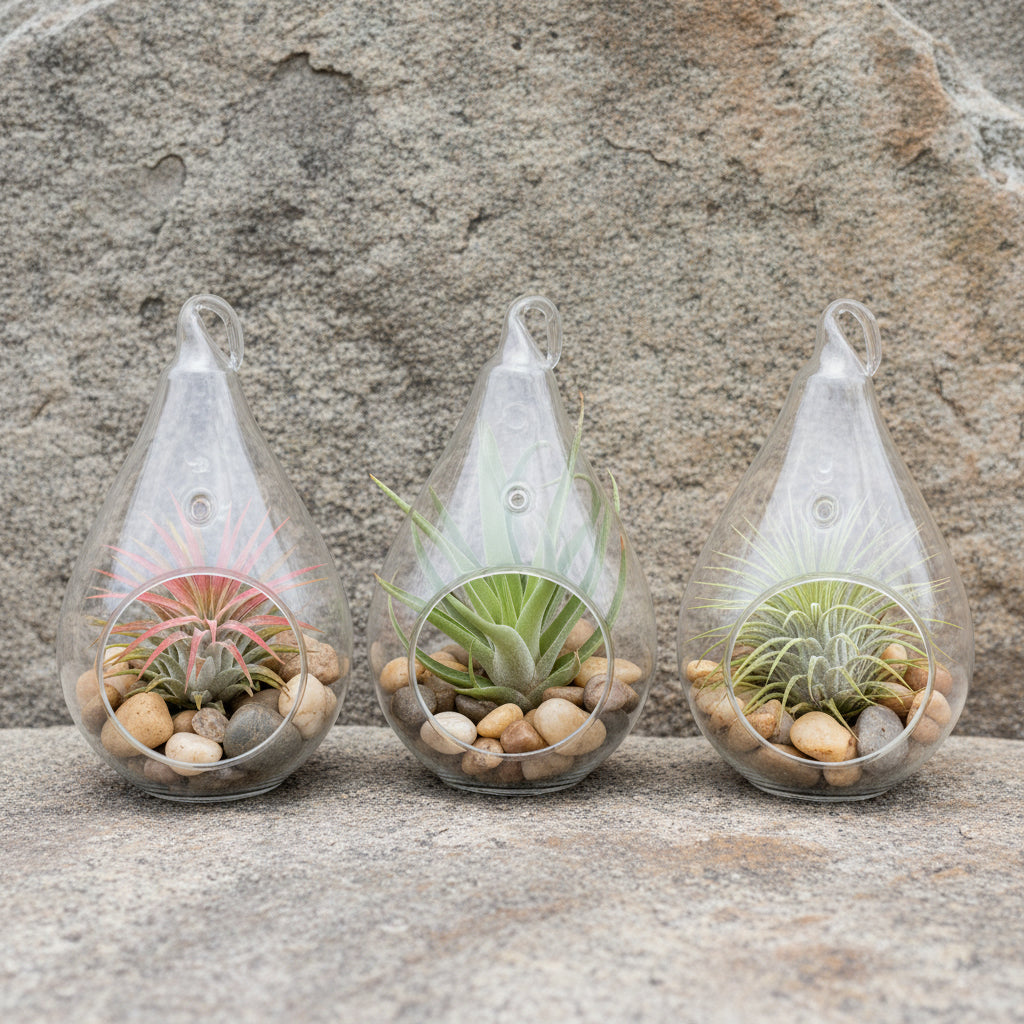 Open Teardrop Air Plant Terrarium