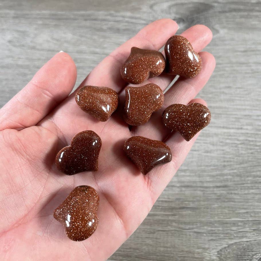 Gemstone Puffy Hearts