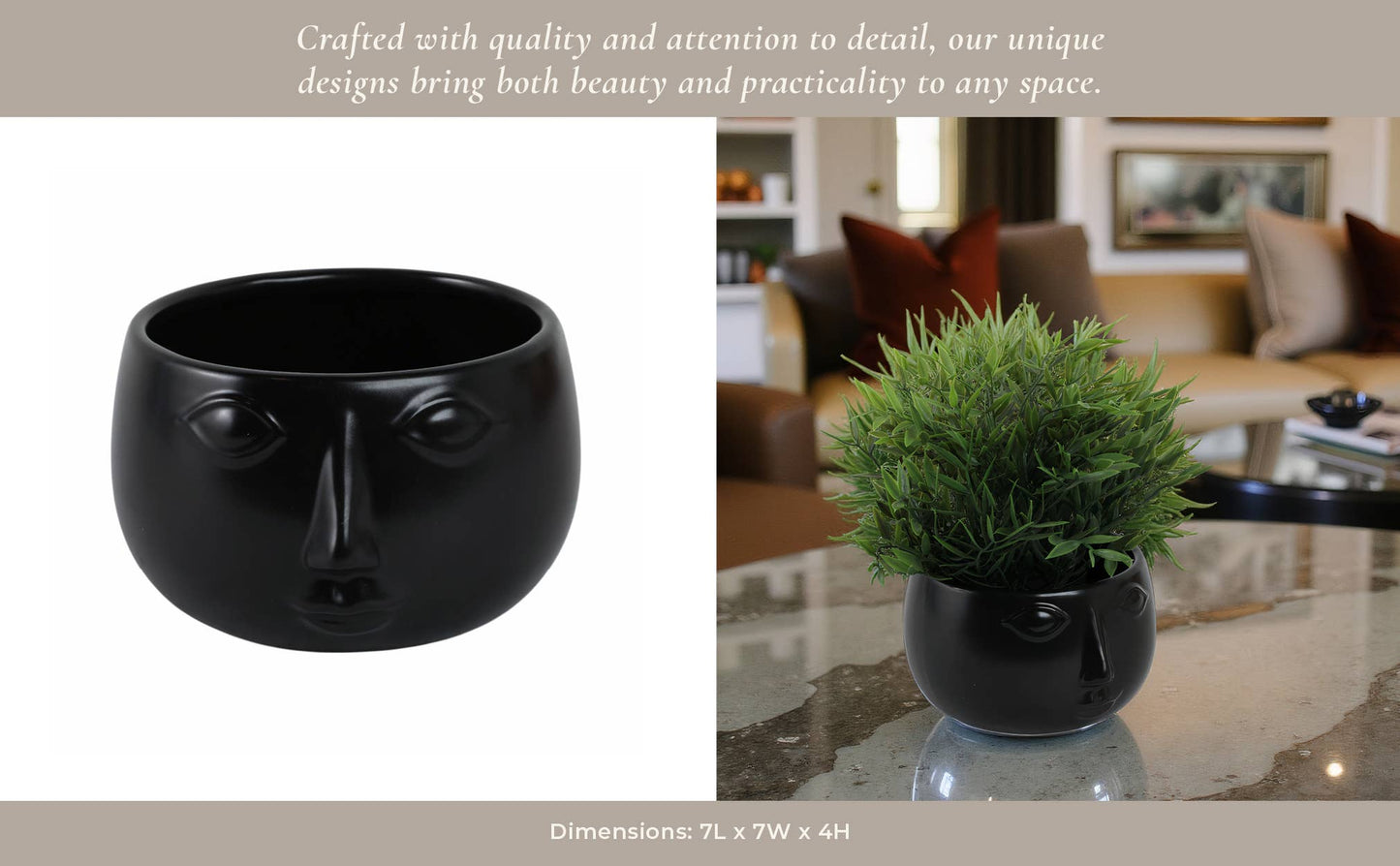 Round Face Planter