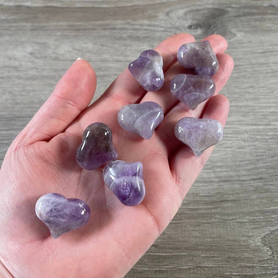 Gemstone Puffy Hearts