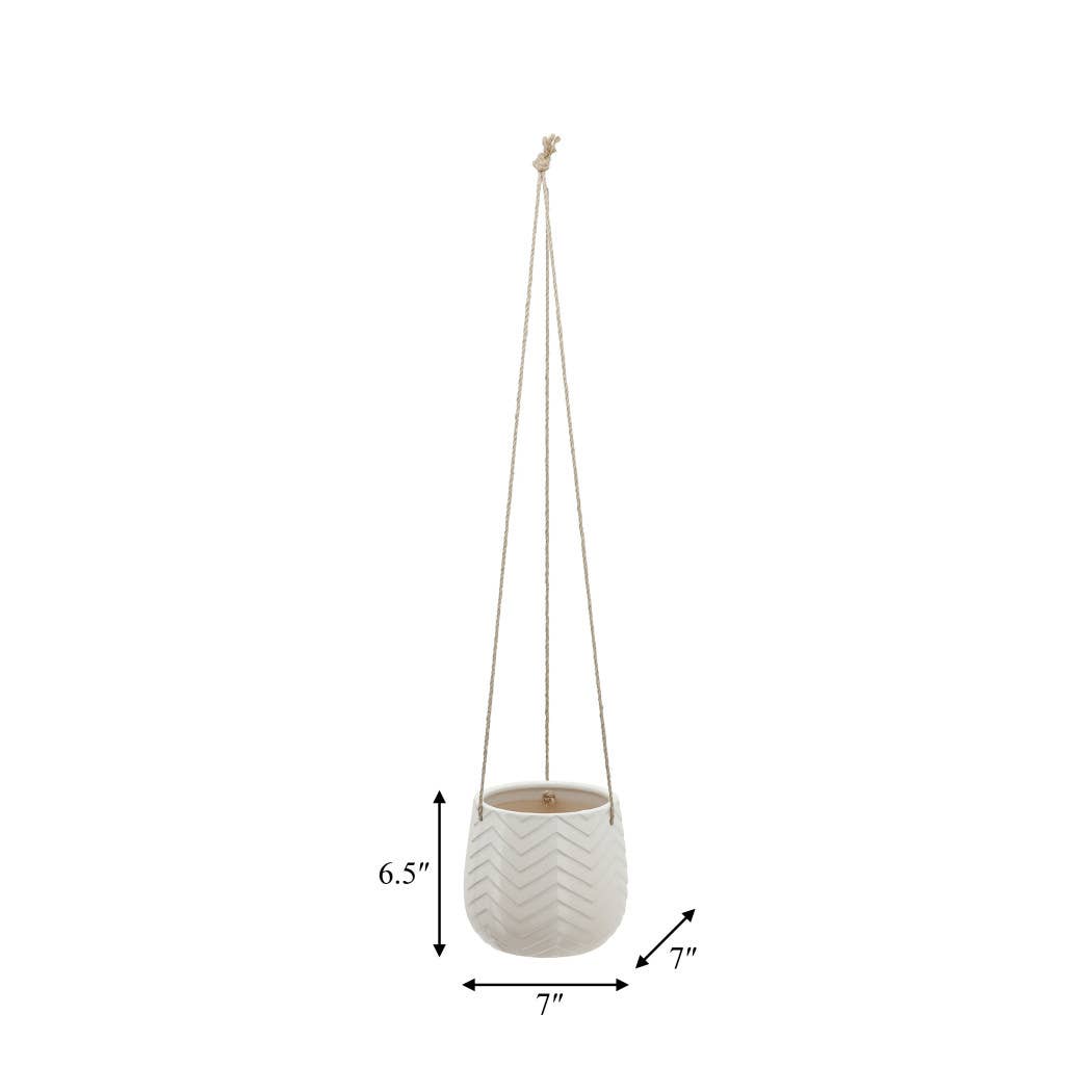 Chevron Hanging Planter