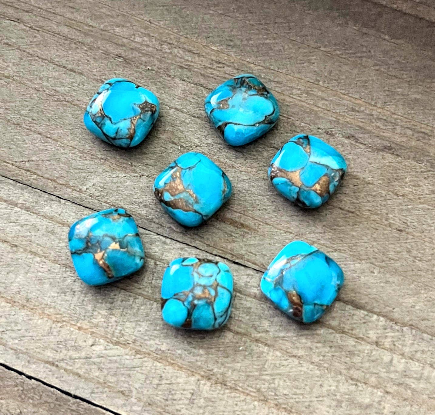 Copper Turquoise 16" Necklace