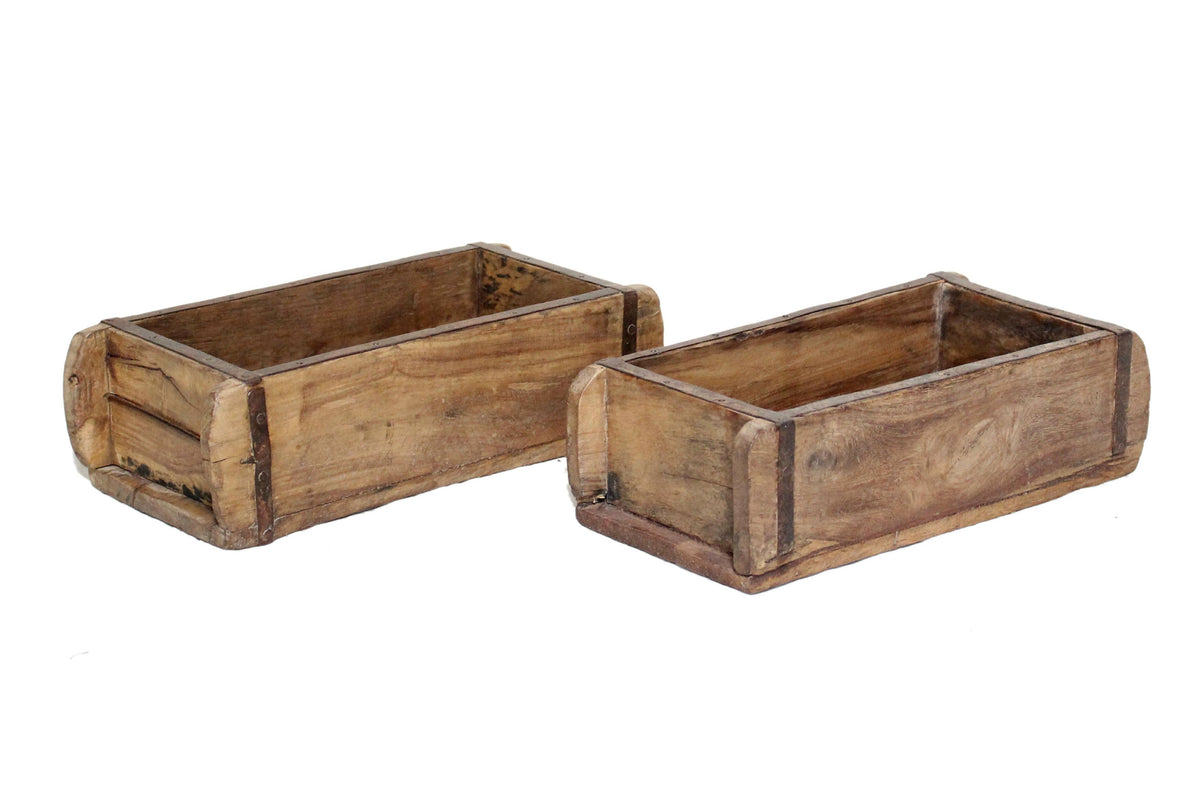 Teak Brick Mold Planter