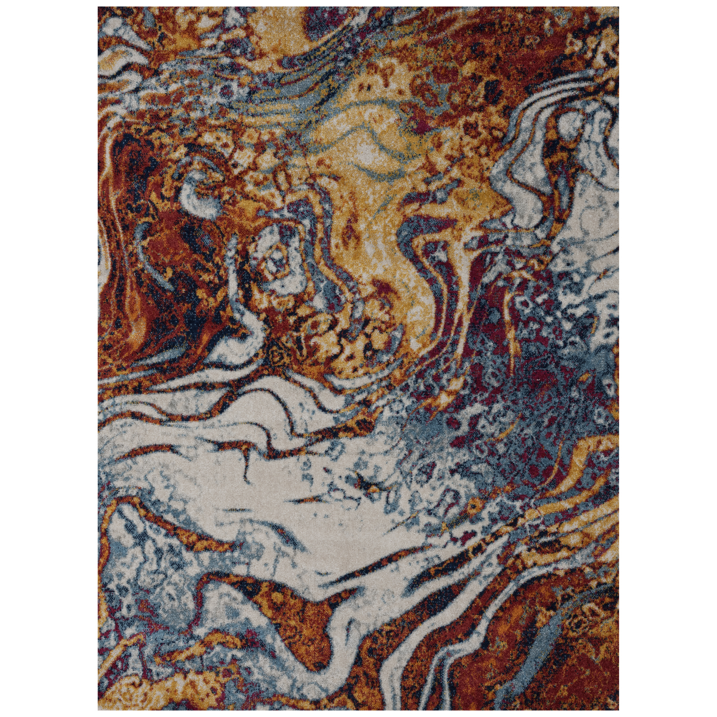 Kimberly Abstract Round Rug 4' 4"