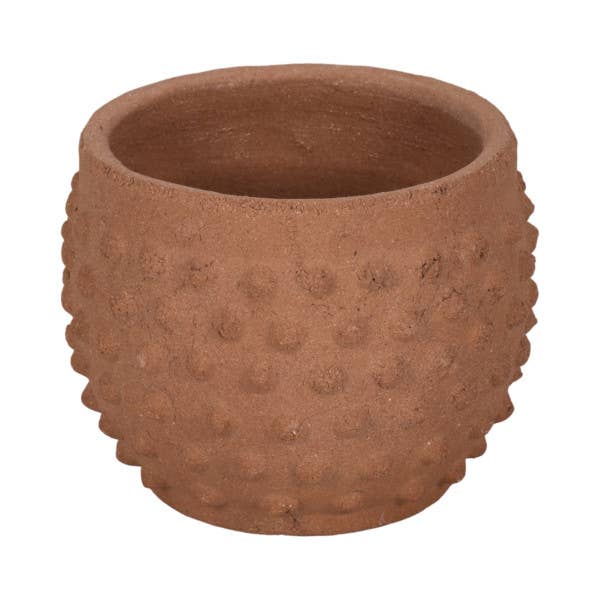 Terracotta Bubble Textured 6" Pot