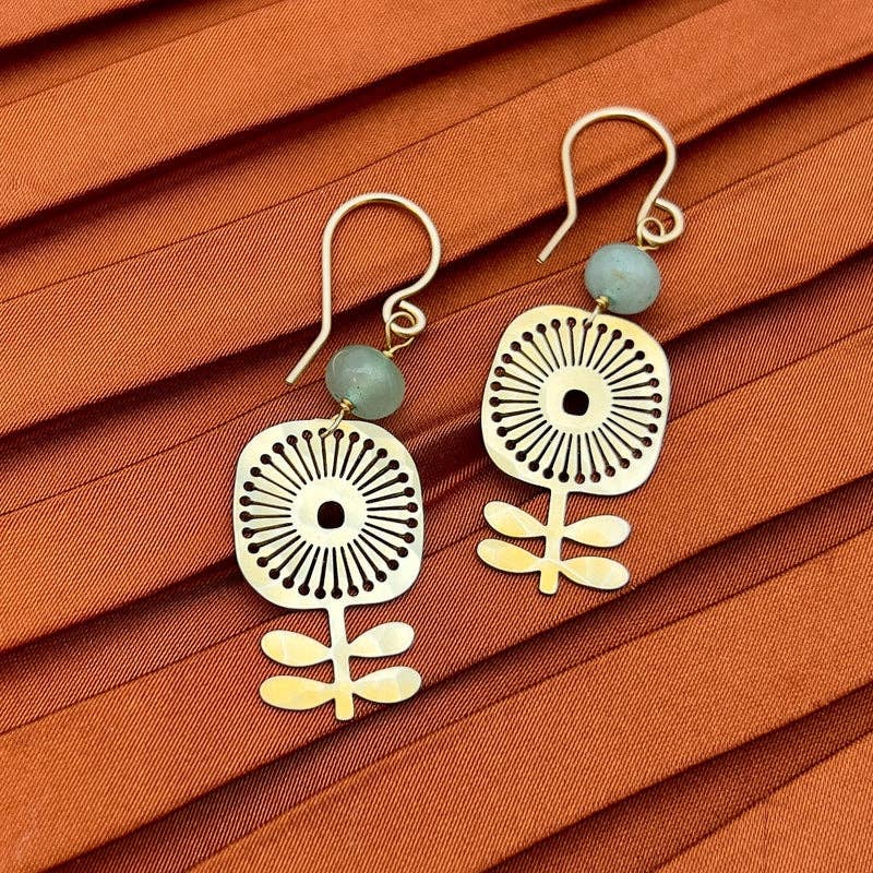 Verdure Silver Earrings