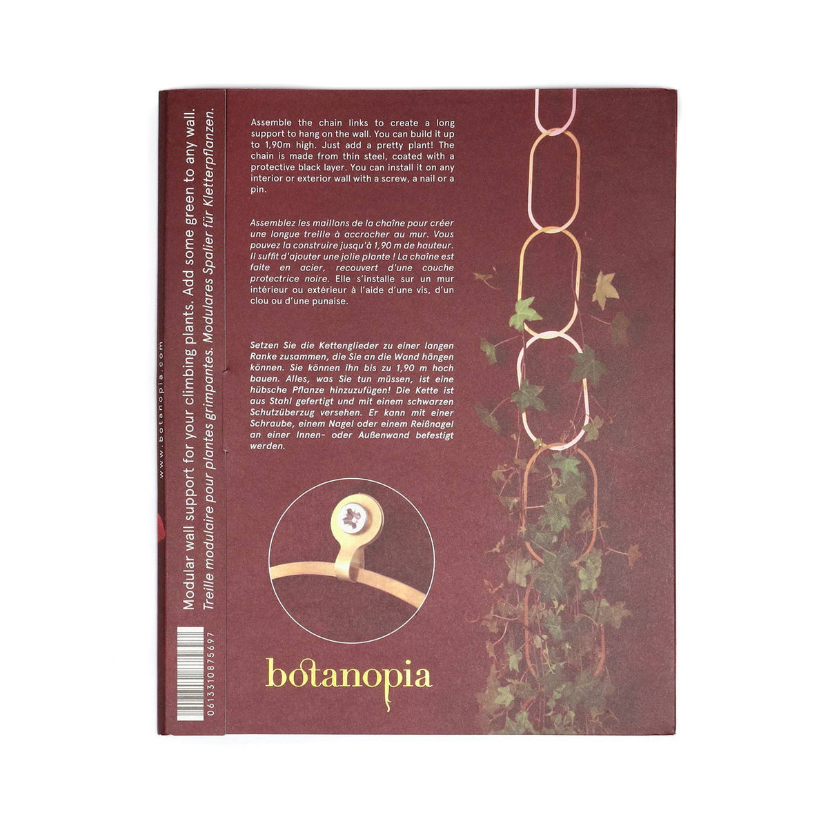 Climbing Plant Gold Brass Chain