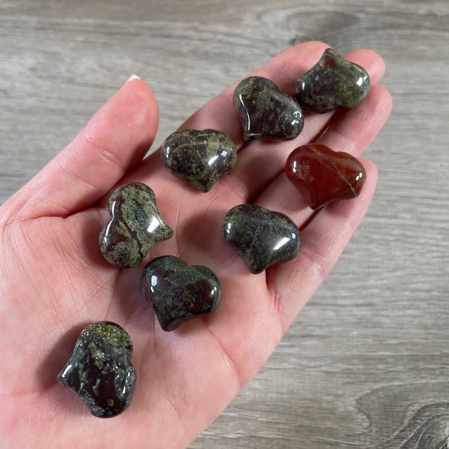 Gemstone Puffy Hearts