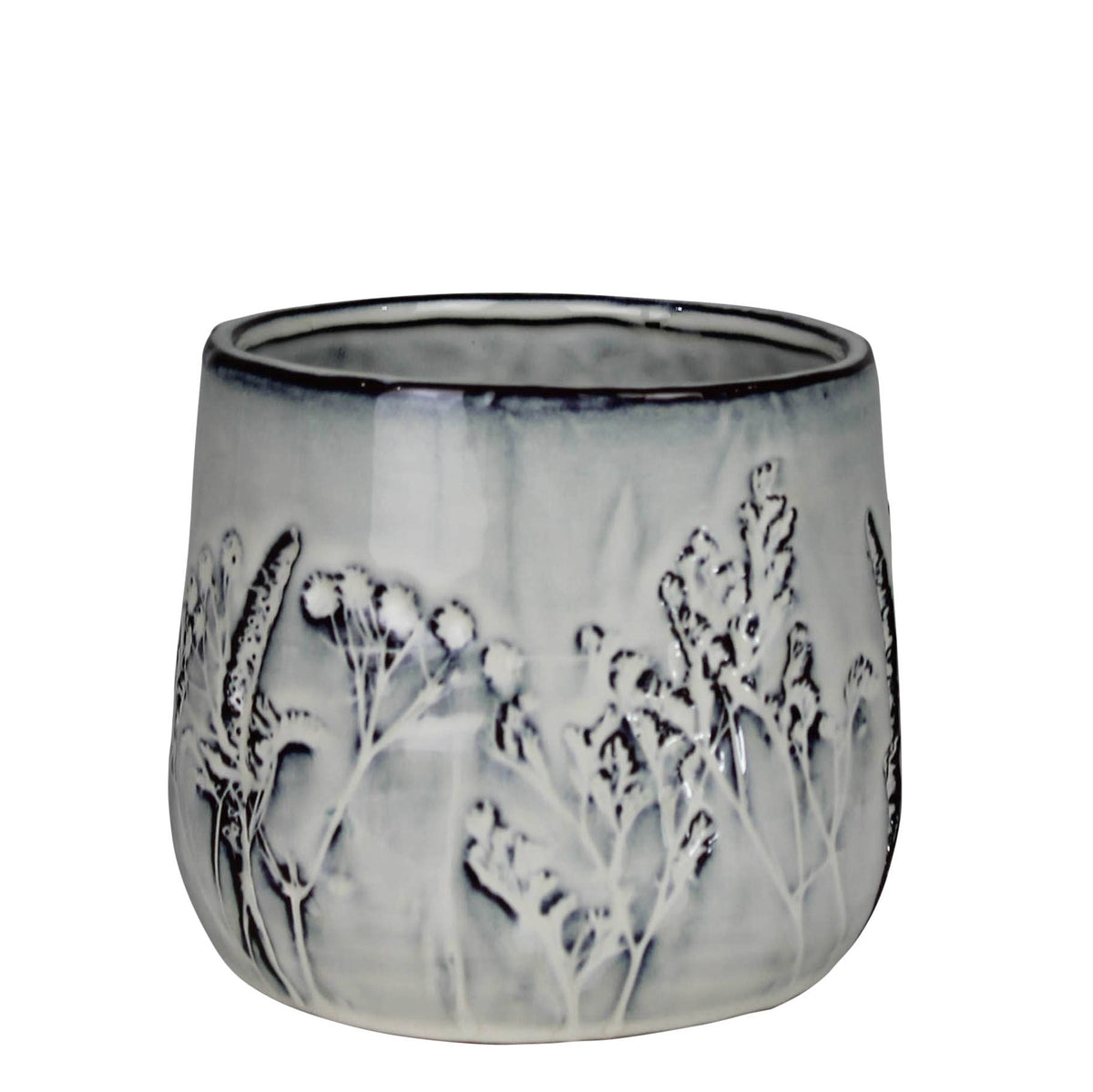 Wildflower Ceramic Cachepot